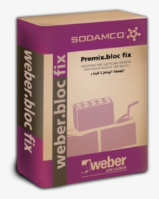 Weber - Bloc-fix - Weber Premix Src S, HD Png Download, Transparent PNG